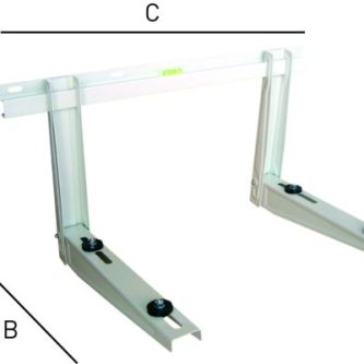 support mural avec barre niveau 800x550